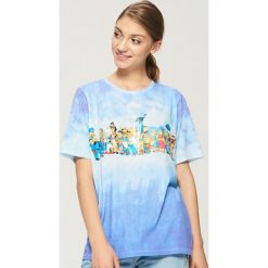 Odzież damska: T-shirt the simpsons – Turkusowy