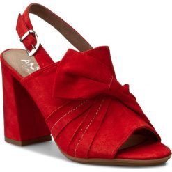Sandały damskie: Sandały ANN MEX – 8026 14W Czerwony