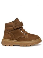 Geox Trapery B Kiddartah B4662B 032FU C6777 M Brązowy. Brązowe buty zimowe chłopięce Geox, z nubiku, bez zapięcia. Za 239.99 zł.