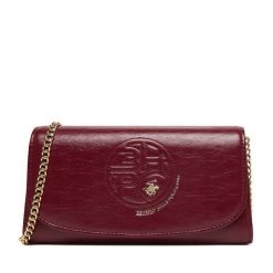 Portfel Beverly Hills Polo Club. Czerwone portfele damskie Beverly Hills Polo Club, bez wzorów. Za 99.99 zł.