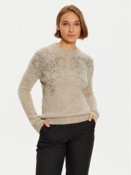 Marciano Guess Sweter 4BGR44 5786Z Brązowy Regular Fit. Brązowe swetry klasyczne damskie Marciano Guess, l, z syntetyku, bez kołnierzyka. Za 949.99 zł.
