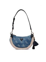Guess Torebka Katie HWDL22 53180 Niebieski. Niebieskie torebki klasyczne damskie Guess, z materiału, bez dodatków. Za 494.99 zł.
