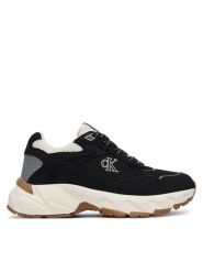 Calvin Klein Sneakersy V3X9-83485-1960 M Czarny. Czarne buty sportowe dziewczęce Calvin Klein, ze skóry, bez zapięcia. Za 364.99 zł.
