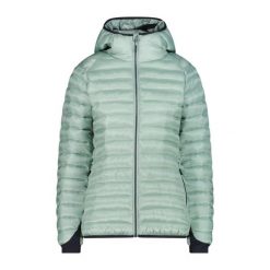 Kurtka ocieplana damska CMP 35Z2756 Fix Hood. Zielone kurtki damskie CMP, bez wzorów, bez kaptura. Za 439.99 zł.
