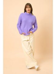 Just Cashmere Kaszmirowy golf "Blantyre" w kolorze fioletowym rozmiar: M. Różowe golfy damskie Just Cashmere, m, bez wzorów, z kaszmiru, bez ramiączek. Za 263.53 zł.
