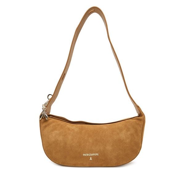 Torebka Patrizia Pepe. Brązowe torebki klasyczne damskie Patrizia Pepe, bez dodatków. Za 1,529.00 zł.