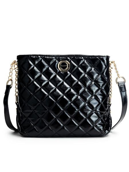 Monnari Torebka TORIMP0-24Z-BAG4601-KM20D000 Czarny. Czarne listonoszki damskie Monnari, bez wzorów, ze skóry, bez dodatków. Za 109.99 zł.