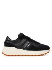 Tommy Jeans Sneakersy Tjw Cleated Runner EN0EN02861 Czarny. Czarne obuwie sportowe damskie Tommy Jeans, z jeansu, bez zapięcia. Za 299.99 zł.