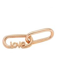 Pandora Pozłacane ogniwo "Love" rozmiar: onesize. Czerwone bransoletki damskie Pandora, metalowe. Za 177.95 zł.