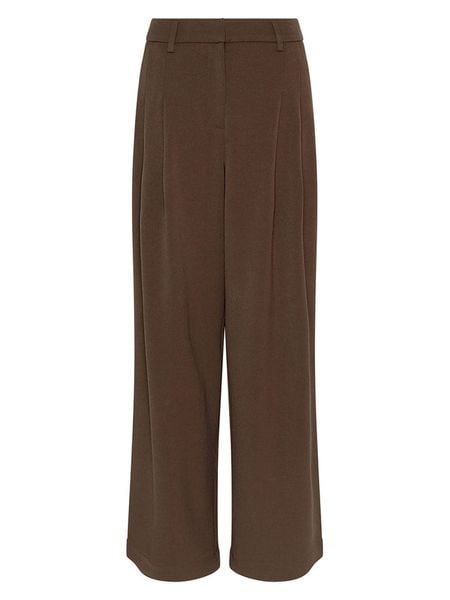 MOSS COPENHAGEN Spodnie "Henrika" w kolorze brązowym rozmiar: XL. Brązowe spodnie materiałowe damskie Moss Copenhagen, bez wzorów, z materiału. Za 161.73 zł.