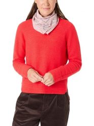 Timezone Sweter w kolorze czerwonym rozmiar: XXL. Czerwone swetry klasyczne damskie Timezone, xxl, bez kołnierzyka. Za 117.73 zł.