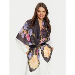 Chusta Guess. Brązowe chusty damskie Guess, z aplikacjami. Za 289.99 zł.