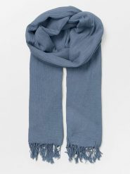 Becksöndergaard Szal-koło "Ilona" w kolorze niebieskim - 200 x 100 cm rozmiar: onesize. Niebieskie szaliki damskie Becksöndergaard, bez wzorów, z bawełny. Za 86.99 zł.
