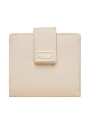 Nine West Portfel CEO-NW-W1-008-SS26 Beżowy. Brązowe portfele damskie Nine West, bez wzorów, z materiału. Za 69.99 zł.