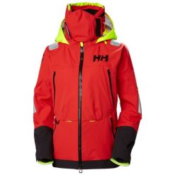 Damska kurtka narciarska Helly Hansen Ægir Race 2.0. Czerwone kurtki damskie Helly Hansen, na zimę, bez wzorów, bez kaptura. W wyprzedaży za 3,197.50 zł.