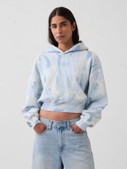 GAP Bluza w kolorze błękitnym rozmiar: XXL. Niebieskie bluzy damskie GAP, xxl, bez wzorów, z kapturem. Za 124.11 zł.