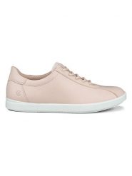 Ecco Skórzane sneakersy "Travel" w kolorze jasnoróżowym rozmiar: 38. Różowe obuwie sportowe damskie ECCO, ze skóry, bez zapięcia. Za 289.88 zł.