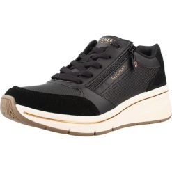 Buty SKECHERS 190370S BILLION FLEX LUXE UP Czarny. Czarne obuwie trekkingowe damskie Skechers, z syntetyku, bez zapięcia. Za 337.99 zł.