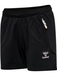 Szorty damskie Hummel Move Grid. Czarne spodenki sportowe damskie Hummel, s, bez wzorów, z bawełny, z standardowym stanem, na fitness i siłownię. Za 147.50 zł.