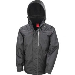 Parka Result Robuste "effet Denim". Czarne parki damskie RESULT, m, z denimu, bez kaptura. Za 261.05 zł.