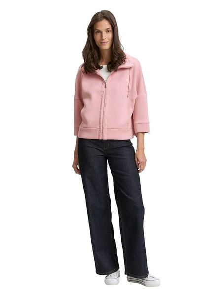 Tom Tailor Bluza w kolorze jasnoróżowym rozmiar: XL. Różowe bluzy damskie Tom Tailor, xl, bez wzorów, bez kaptura. Za 97.51 zł.