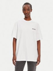ROTATE T-Shirt 112445400 Biały Oversize. Białe t-shirty damskie ROTATE, xl, bez wzorów, z bawełny, bez kołnierzyka. Za 179.99 zł.
