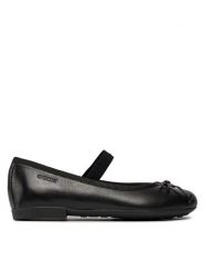 Geox Baleriny J Plie' B J3455B 00043 C9997 M Czarny. Czarne baleriny dziewczęce Geox, bez wzorów, ze skóry, bez obcasa, bez zapięcia. Za 159.99 zł.