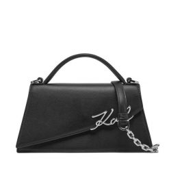 Torebka KARL LAGERFELD. Czarne torebki klasyczne damskie KARL LAGERFELD, bez dodatków. Za 1,199.00 zł.