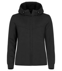 Clique Hayden Women lekka kurtka z kapturem w tkaninie air-layer – Black. Czarne kurtki damskie CLIQUE, xl, bez wzorów, z elastanu, z kapturem. Za 237.74 zł.