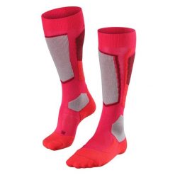 Podkolanówki damskie Falke SK2 Wool. Czerwone skarpetki damskie Falke, bez wzorów, z poliamidu. Za 215.50 zł.