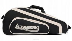 Torba do badmintona Kawasaki K1G00-C8903. Czarne torby sportowe Kawasaki, bez wzorów, z materiału, duże. Za 349.99 zł.