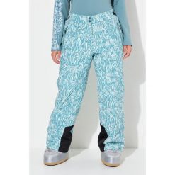 Damskie Spodnie narciarskie wodoodporny regulowane zapięcie na rzep z recyklingu. Zielone spodnie sportowe damskie Ulla Popken, na zimę, plus size, bez wzorów, z elastanu, narciarskie. Za 639.99 zł.