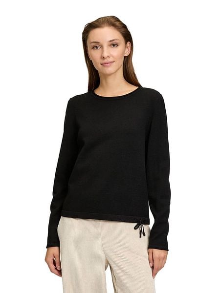 CARTOON Sweter w kolorze czarnym rozmiar: 40. Czarne swetry klasyczne damskie Cartoon, bez kołnierzyka. Za 69.99 zł.