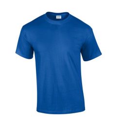 Ultra Bawełniana Koszulka Unisex Dla Dorosłych. Niebieskie koszulki damskie GILDAN, xl, bez wzorów, z bawełny, bez kołnierzyka, bez ramiączek. Za 43.99 zł.
