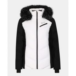 Damska kurtka narciarska Kilpi SKIMMIA-W. Białe kurtki sportowe damskie Kilpi, na zimę, bez wzorów, z nylonu, bez kaptura. Za 1,041.73 zł.