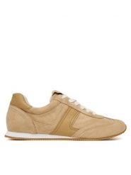 LAUREN RALPH LAUREN Sneakersy Dani Lw 802P15837001 Beżowy. Brązowe obuwie sportowe damskie Lauren Ralph Lauren, ze skóry, bez zapięcia. Za 769.99 zł.