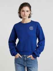 G-Star Bluza w kolorze niebieskim rozmiar: M. Niebieskie bluzy damskie G-Star, m, bez wzorów, z bawełny, bez kaptura. Za 153.71 zł.