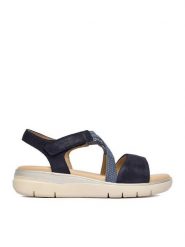 Go Soft Sandały CEO-WB-TEYLOR-07 Granatowy. Niebieskie sandały damskie GO SOFT, bez wzorów, ze skóry, bez obcasa, na płaskiej podeszwie, bez zapięcia. Za 169.99 zł.