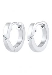 Elli DIAMONDS Elli DIAMONDS Kolczyki Creolen Basic Diamant (0.03 ct.) 925 Silber Kolczyki koła 1 ct Damski. Białe kolczyki damskie Elli DIAMONDS, z diamentem, srebrne. Za 368.99 zł.