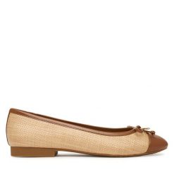 Baleriny MICHAEL Michael Kors. Brązowe balerinki damskie MICHAEL Michael Kors, bez wzorów. Za 569.99 zł.