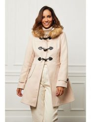 Coats Selection Płaszcz przejściowy w kolorze kremowym rozmiar: XXL. Brązowe płaszcze damskie Coats Selection, xxl, bez wzorów, bez kaptura. Za 149.31 zł.
