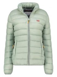 Geographical Norway Kurtka pikowana "Atikolor" w kolorze jasnozielonym rozmiar: XXL. Zielone kurtki damskie Geographical Norway, xxl, bez wzorów, bez kaptura. Za 166.88 zł.
