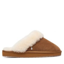 Kapcie EMU Australia. Brązowe kapcie damskie EMU Australia. Za 384.99 zł.