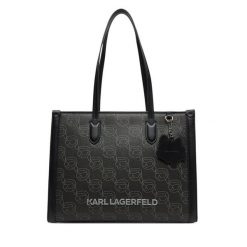 Torebka KARL LAGERFELD. Czarne torebki klasyczne damskie KARL LAGERFELD, bez dodatków. Za 699.99 zł.