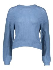 Pepe Jeans Sweter w kolorze błękitnym rozmiar: XS. Niebieskie swetry klasyczne damskie Pepe Jeans, xs, z bawełny, bez kołnierzyka. Za 179.64 zł.