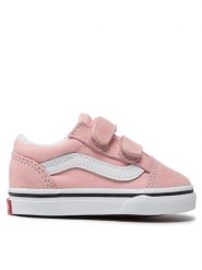 Vans Tenisówki Old Skool V VN000D3Y9AL1 Różowy. Czerwone buty sportowe dziewczęce Vans, bez wzorów, ze skóry, bez zapięcia. Za 149.99 zł.