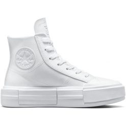 Sneakers Converse Chuck Taylor Cruise. Białe obuwie sportowe damskie Converse, ze skóry, bez zapięcia, na fitness i siłownię. Za 590.00 zł.