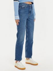 Tommy Jeans Jeansy Izzie DW0DW19600 Niebieski Straight Fit. Niebieskie jeansy damskie Tommy Jeans. Za 459.99 zł.