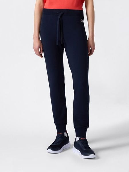 Champion Spodnie dresowe w kolorze granatowym rozmiar: S. Niebieskie spodnie dresowe damskie Champion, s, bez wzorów, z bawełny. Za 87.19 zł.