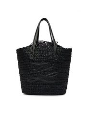 KARL LAGERFELD Torebka B3W46041 Czarny. Czarne shopper bag KARL LAGERFELD, ze skóry, bez dodatków. Za 849.99 zł.